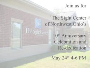 The Sight Center 10th Anniversary