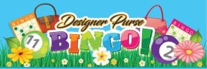 An assortment of bingo cards and flowers with the words Designer