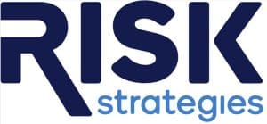 Risk Strategies Logo. "Risk" is in a bold font colored in navy blue. "Strategies" is in lowercase, colored in a lighter shade of blue.